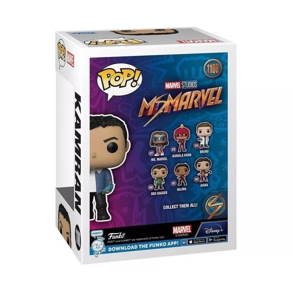 Funko Pop Kamran #1108 - Marvel Studios Ms. Marvel - Target Exclusive MINT - Picture 3 of 3